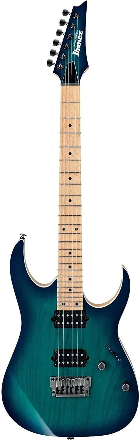 Ibanez RG652AHMFX Prestige RG Series 6-String Electric Guitar Nebula Green Burst