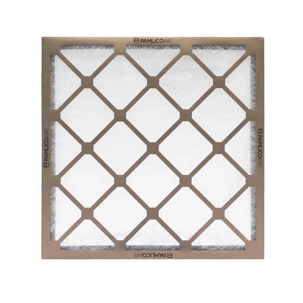 Fiberglass 4 MERV Air Filter - Pack of 12. Pamlico Air 4011405 18 x 25 x 1 in