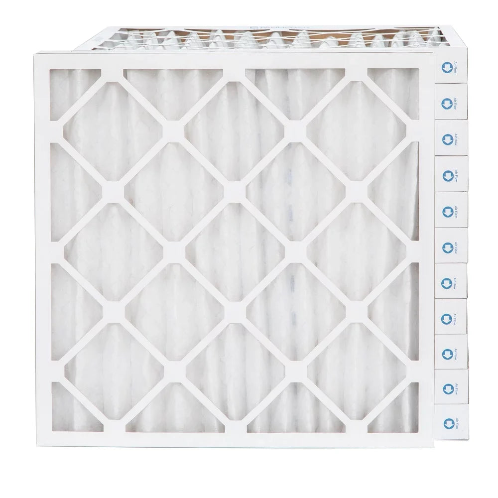 Actual Size: 23-3/8 x 23-3/8 x 1-3/4. Case of 12. 24x24x2 MERV 11, MPR 1000 Pleated AC Furnace 2" Air Filters by Pamlico