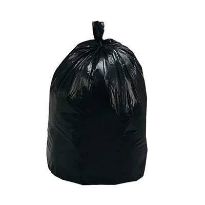 6 mic High Density 24" x 33" Can Liners, Black 1000/Case (2 Cases). NS Industrial 12-16 gal