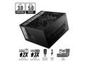 MSI - MPG A1000G PCIE 5.0, 80 GOLD Full Modular Gaming PSU, 12VHPWR Cable, 4080 4090 ATX 3.0 appropriate, 1000W Power Supply