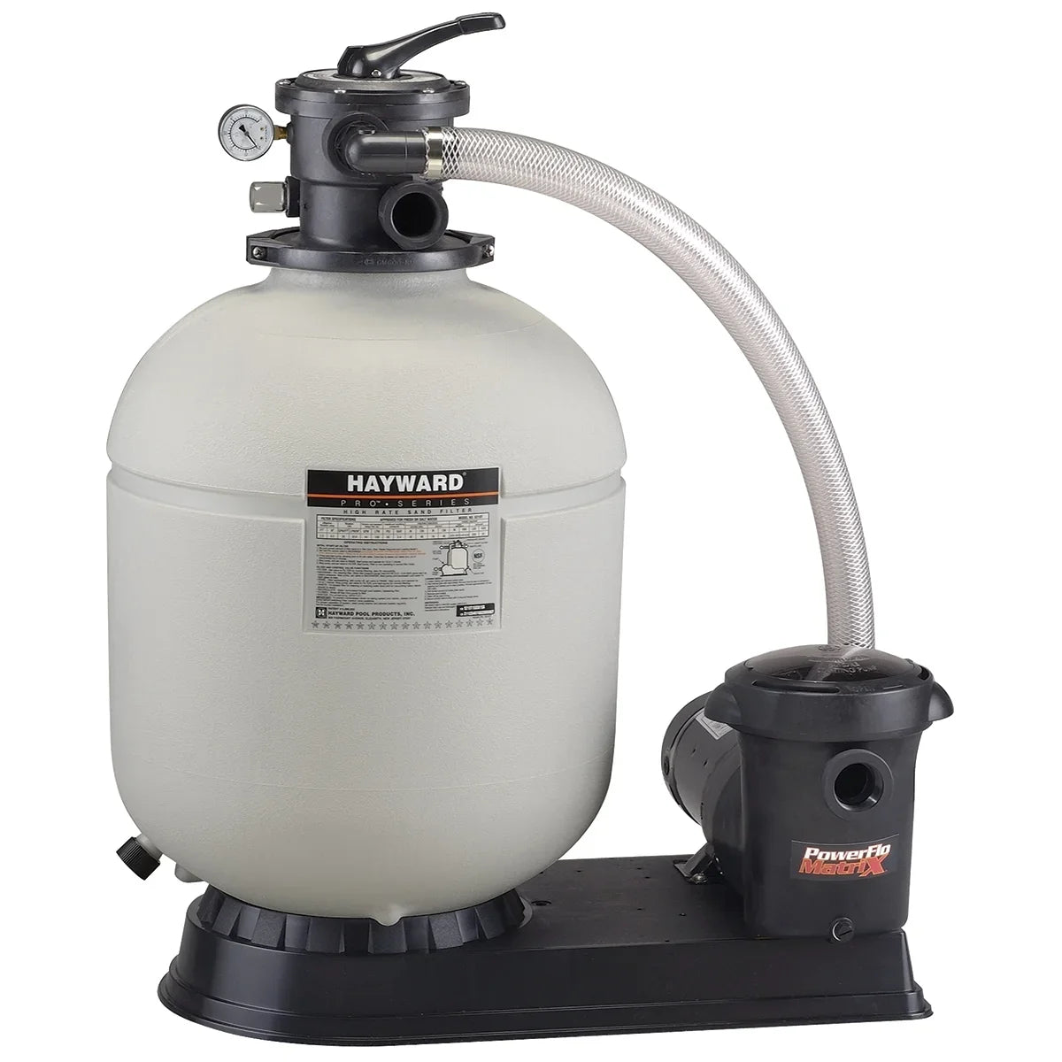 Hayward W3S210T93S 20" Pro Series Sand Filter System with 1.5  Matrix Pump