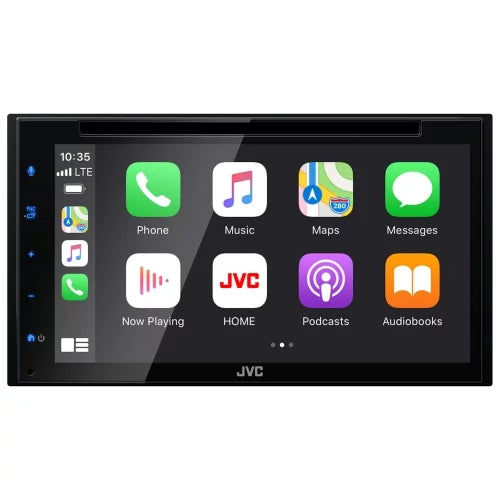 JVC KW-V66BT 6.8" CD/DVD Player  Carplay Bluetooth Android Receiver+Camera