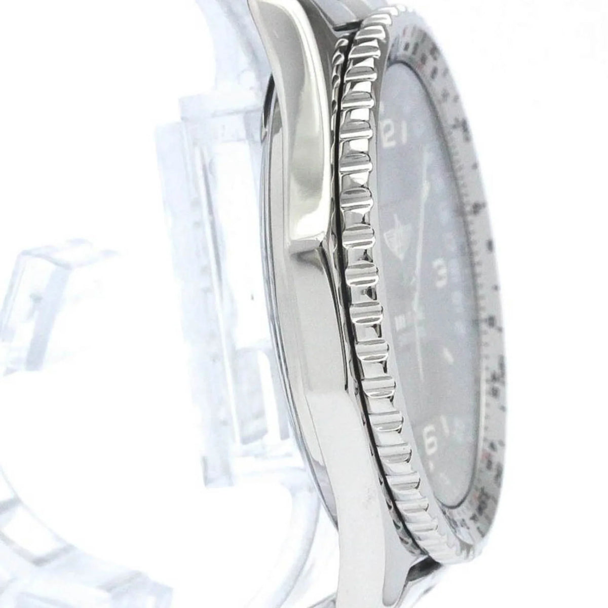 Pre-Owned Polished BREITLING Chronospace Steel Quartz Mens Watch A56012.1 BF563779 (Good)