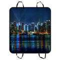 GCKG NYC New York City Colorful Buildings At Night Pet Car Seat wrap Dog Car Seat Mat Hammock Cargo Mat Trunk Mat For Cars Trucks and SUV 54x60 inches