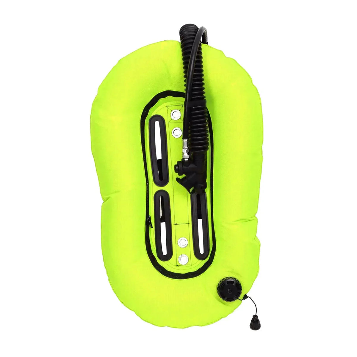 funtasica Scuba Diving Donut Wing Single Tank,BCD Buoyancy Compensator,Easy to Use,Durability Scuba BCD Set for Snorkeling Diving Adult Yellow