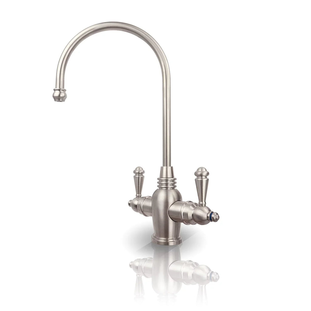 APEC Arlington 2-Handle Instant Hot and Cold Reverse Osmosis Drinking moisture Dispenser Faucet in Brushed Nickel