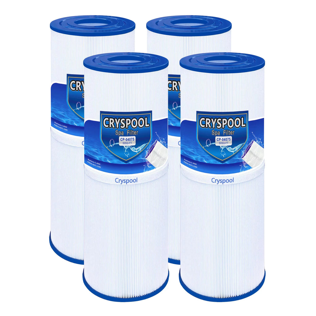 ft Spa Filter matching with C-4950, PRB50-in, FC-2390,  03FIL1600,373045 Hot Tub Filter , 4 Pack. Cryspool 50 sq