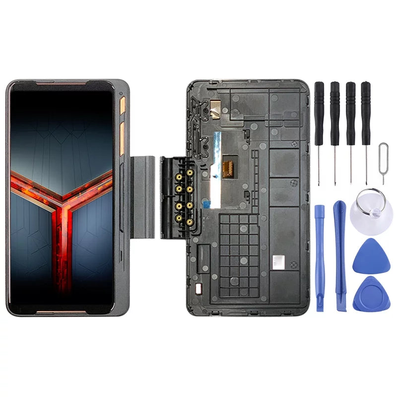 Cellphone Repair Parts  Game Expansion Original LCD Screen for  ROG Phone II ZS660KL with Digitizer Full Assembly