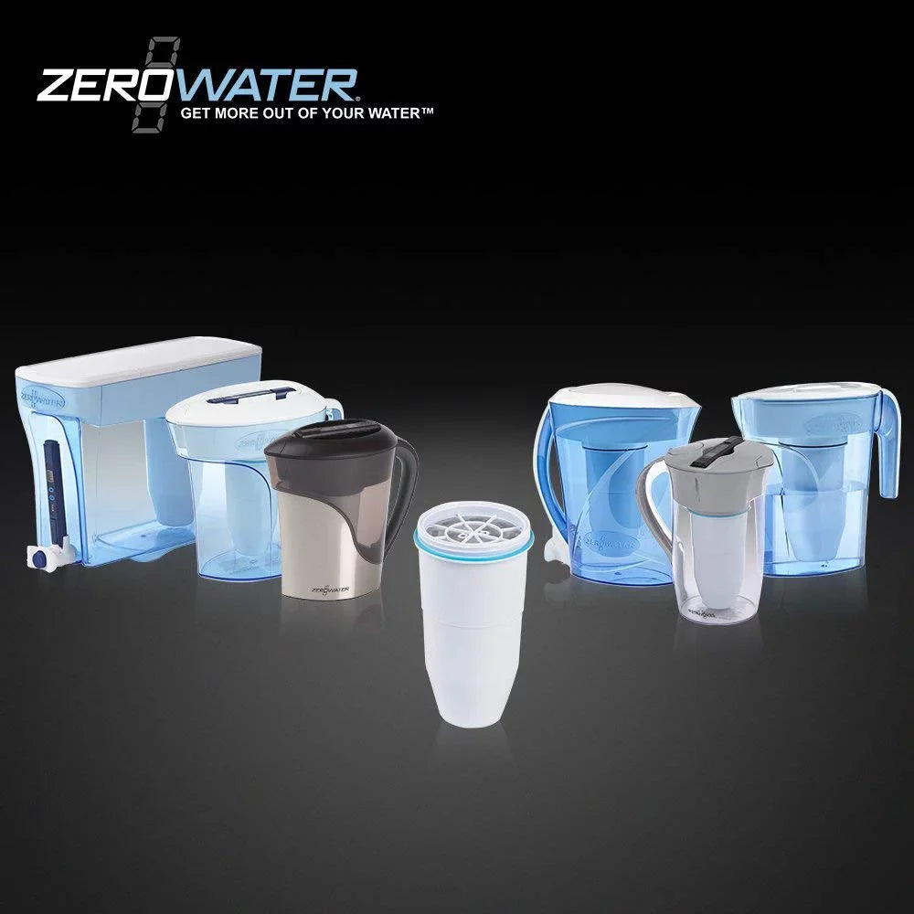 ZEROWater 23 Cup Dispenser Bundle-2 Pack Ion Exchange moisture Dispenser