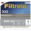 Basic Dust & Lint 300 MPR Furnace Filter. x 1 In. x 14 In. 4 PK, Filtrete 14 In