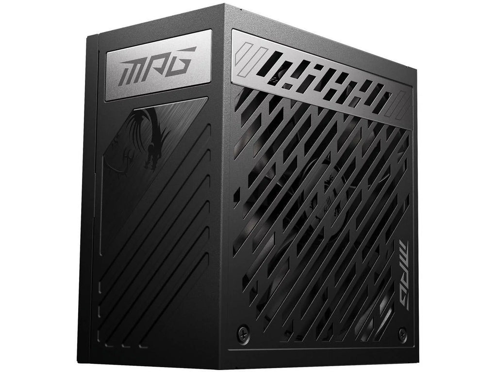 MSI - MPG A1000G PCIE 5.0, 80 GOLD Full Modular Gaming PSU, 12VHPWR Cable, 4080 4090 ATX 3.0 appropriate, 1000W Power Supply