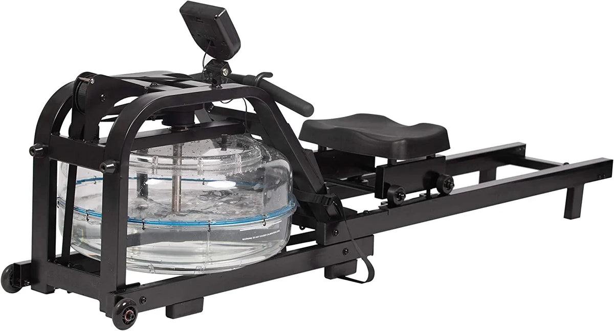 liquid Rowig Machie Idoor liquid Rower Adjustable Resistace With LCD Moitor Home Gym Equipmet For Whole Body Exercise Traiig