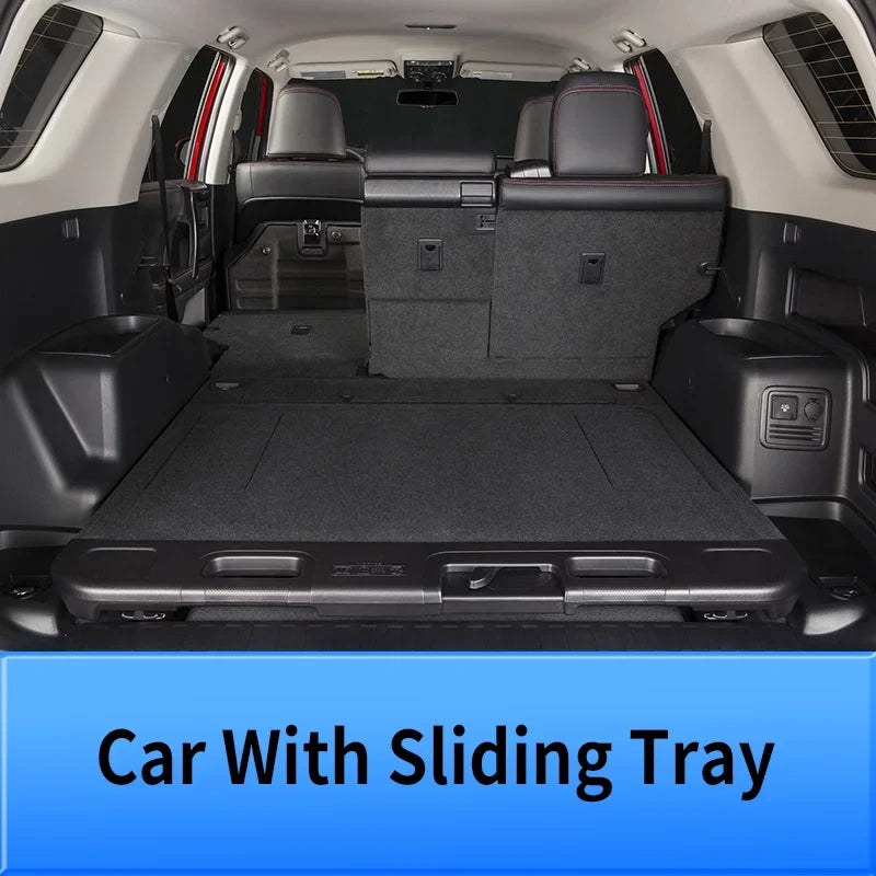 Floor Mats appropriate with  4Runner 2013-2023 Trunk Mat Cargo Liner Cargo Mat All elements Trunk Liner 2022 4 Runner Accessories (Trunk Mat+Floor Mats,Fit W/Sliding Tray)
