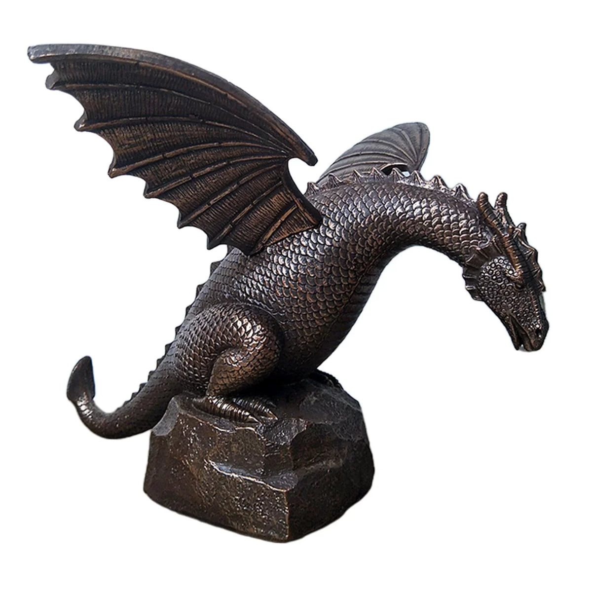 Creative fountain Dragon Statue Decorative Outdoor Sculpture, Dragon Shape Waterscape Decoration Garden Decor Sculpture
