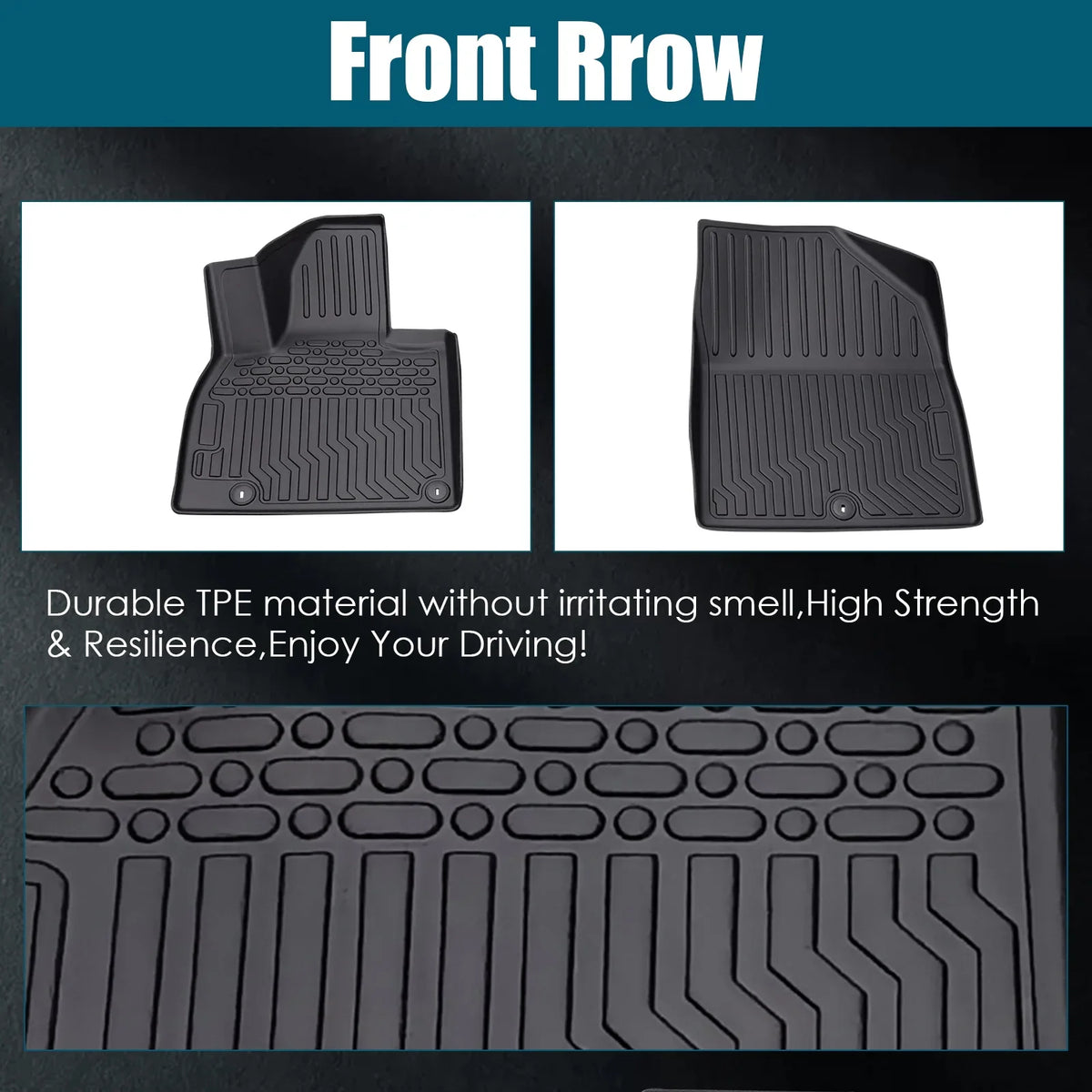 moobody Floor Mats,Bucket Center Telluride Bucket Console Floor 2020-2023 Kia Telluride Car Dazzduo Floor Telluride