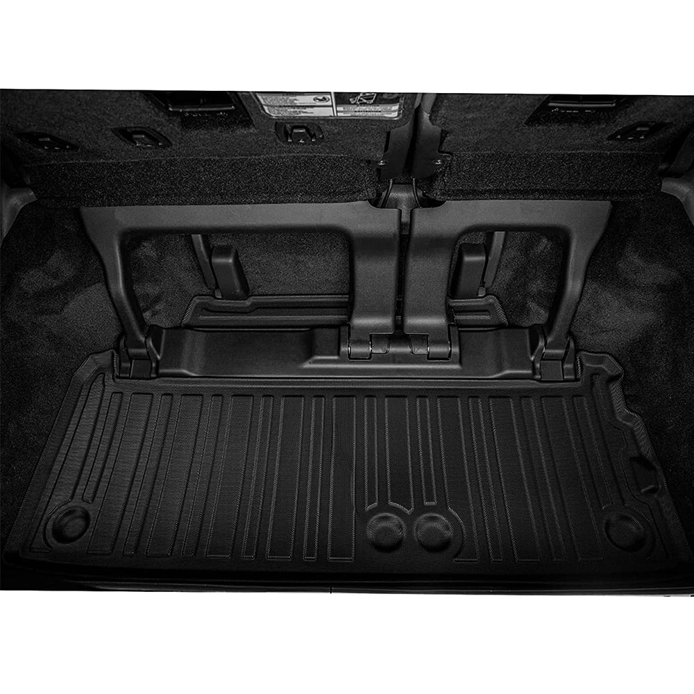 3W Cargo Liner matching for  Sienna 7 seats 2021 2022 2023 TPE All elements Custom Fit Trunk Mat for 2021 2022  Sienna ( Not for Spare Tire Model ), Black