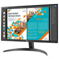24QP500-B 24” QHD (2560 x 1440) IPS Display, HDR 10, sRGB 99% Color Gamut, AMD FreeSync, Refresh Rate 75Hz, 3-Side Virtually Borderless Design - Black