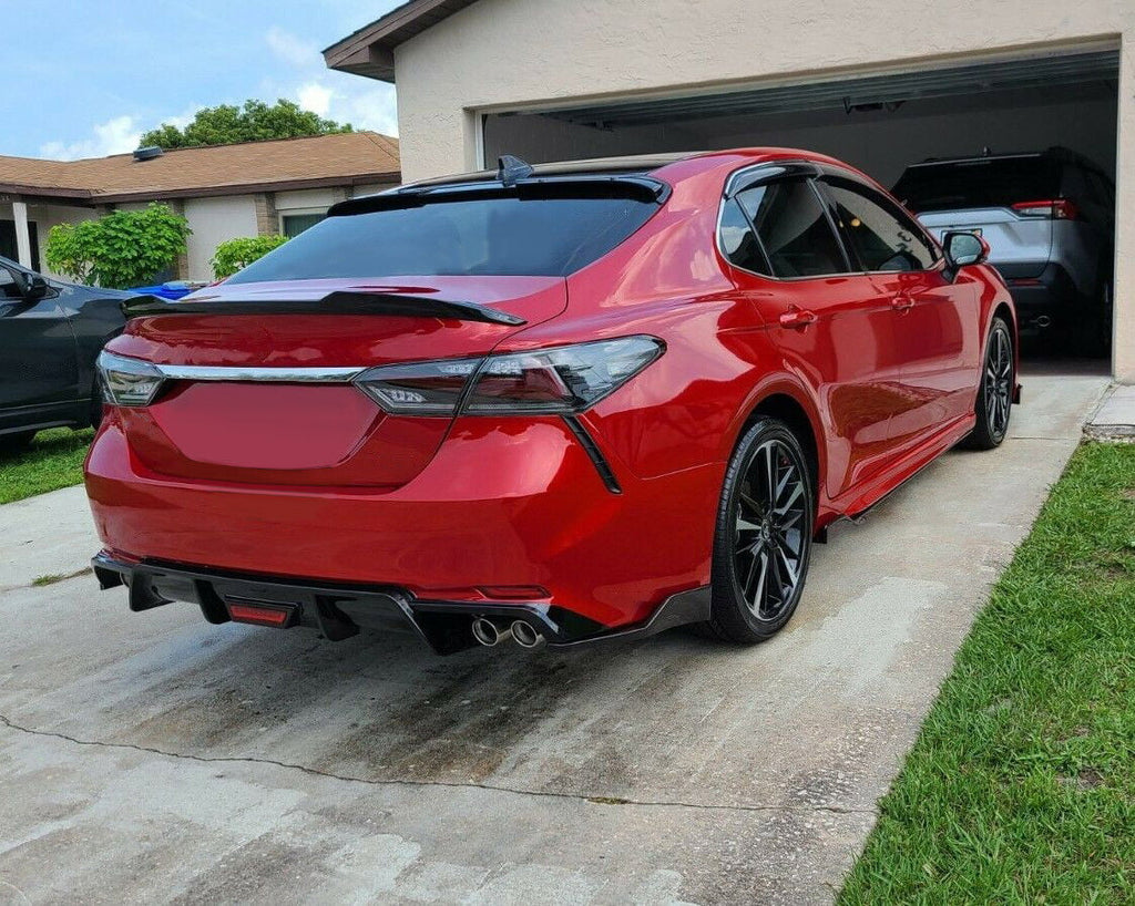 Kojem Rear Trunk Spoiler Lid Wing for 2018-2021  Camry SE XSE LE XLE M4 Style 19 20 Glossy Black