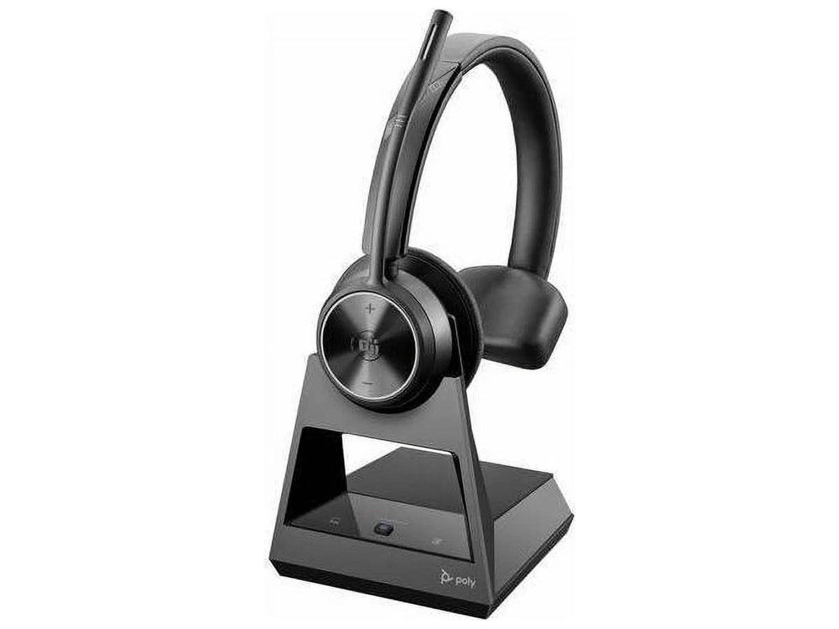 Poly Voyager 4310-M  Teams Certified Headset with charge stand - Google Assistant, Siri - Mono - USB Type A - Wired/Wireless - Bluetooth - 164 ft - 20 Hz - 20 kHz - Over-the-head, On-ear -...
