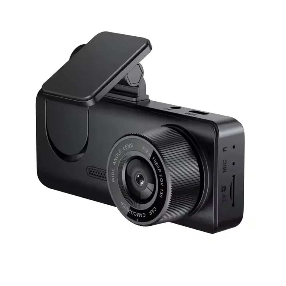 JLLOM Car Dash Cam 1080P Dual Lens Front/Rear/Inside G-sensor Video Recorder Monitor System