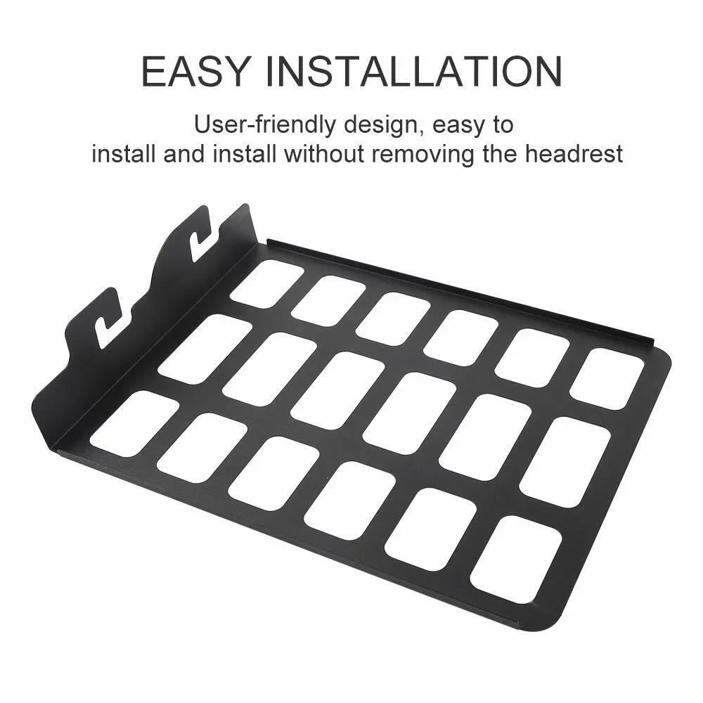Teledu 1x Car Rear Backrest Trunk Shelf Rack Storage Holder