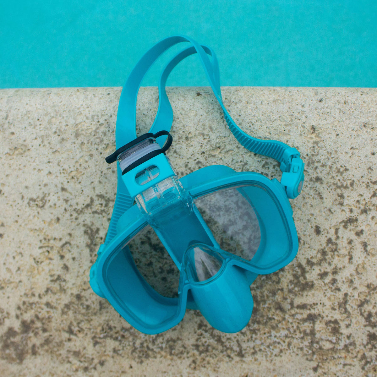 Maui and Sons Hi Half Snorkel Mask Blue