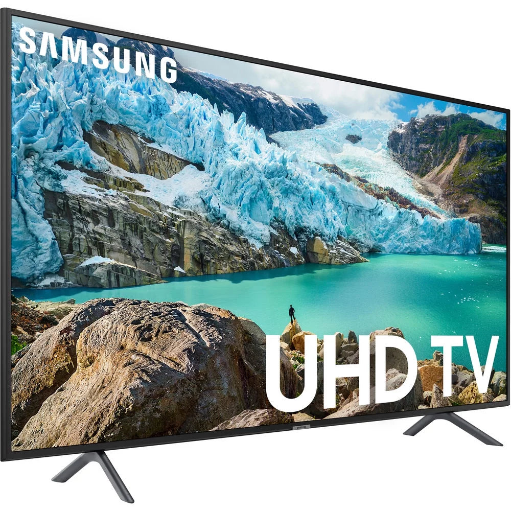 50 inch RU7100 LED Smart 4K UHD TV 2019 Model Bundle with  WH-CH700N Wireless Noise Canceling Bluetooth Headphones Black