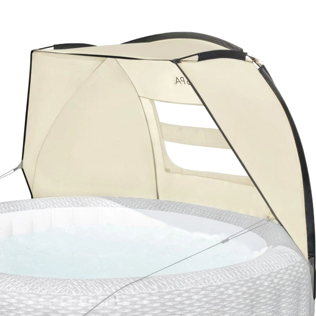 Bestway SaluSpa Sun Shade Canopy with Aruba SaluSpa Inflatable Hot Tub