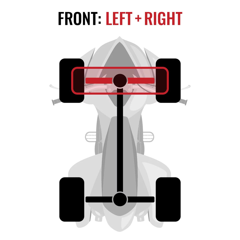 2 pc Sixity XT Front Left Right Axle suitable with Can-Am Commander 800 2015 - STD DPS XT 4X4