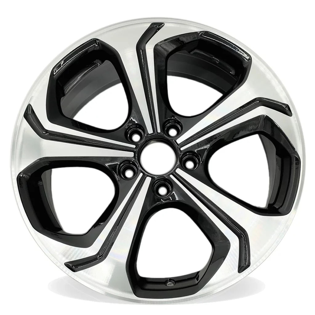 18" SET OF 4 18X7.5  Machined BLACK Wheels For 2014 2015 Honda Civic OEM high-grade Replacement Rim