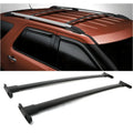 Teledu For  Explorer Police Interceptor Utility Roof Rack Bar 2Pc Black Aluminum