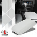 Center Console Arm Rest Lid Grey Leather OE Style for 02-09 Trailblazer/Bravada Fits select: 2002-2009 CHEVROLET TRAILBLAZER, 2002-2009 GMC ENVOY