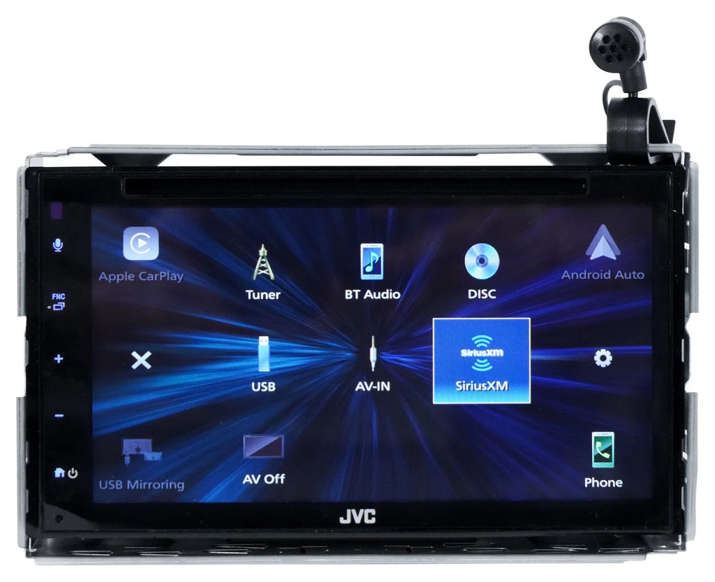 JVC KW-V66BT 6.8" CD/DVD Player  Carplay Bluetooth Android Receiver+Camera