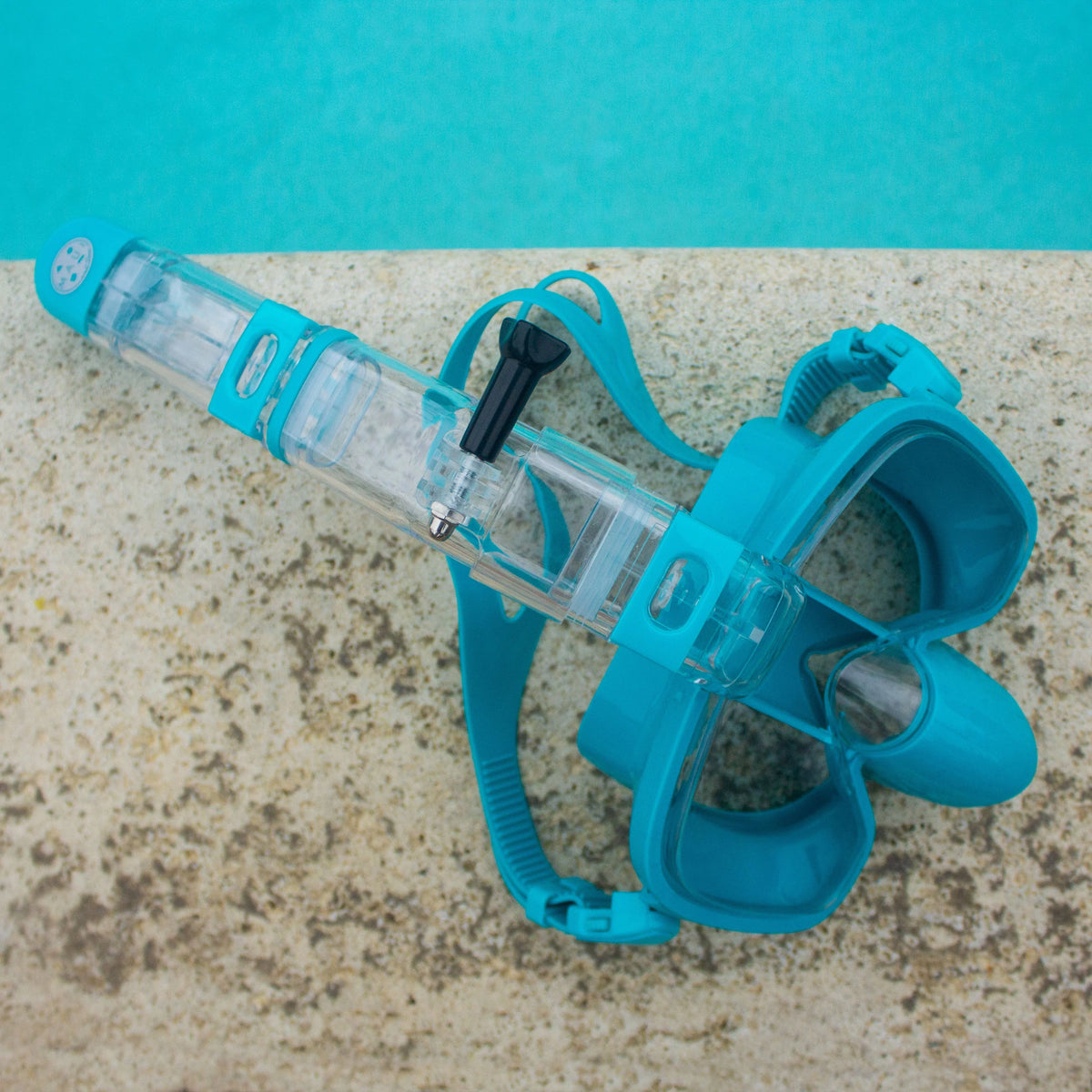 Maui and Sons Hi Half Snorkel Mask Blue