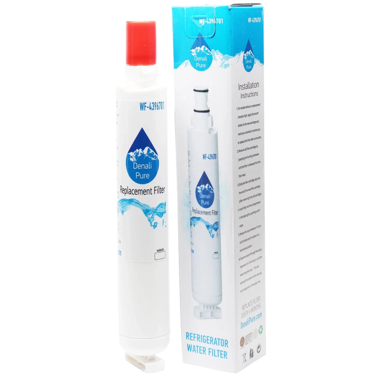 4-Pack Replacement for Kenmore 9915 Refrigerator liquid Filter - appropriate with Kenmore 9915 Fridge moisture Filter Cartridge - Denali Pure Brand