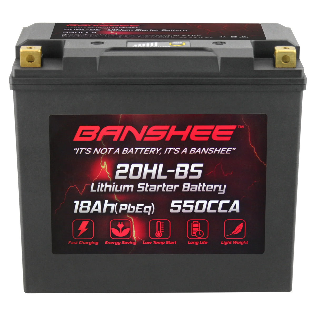 Banshee YTX20L-BS LiFePO4 Motorsports Battery suitable with CAN-AM Outlander 1000 EFI XT-P 2013 to 2016