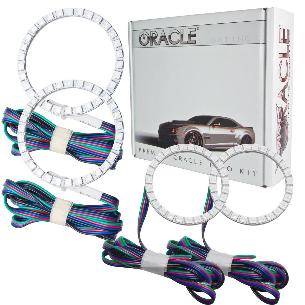 Oracle Aston Martin Vantage 07-12 Halo Kit - ColorSHIFT Fits select: 2007-2012 ASTON MARTIN V8, 2011-2012 ASTON MARTIN V12 VANTAGE