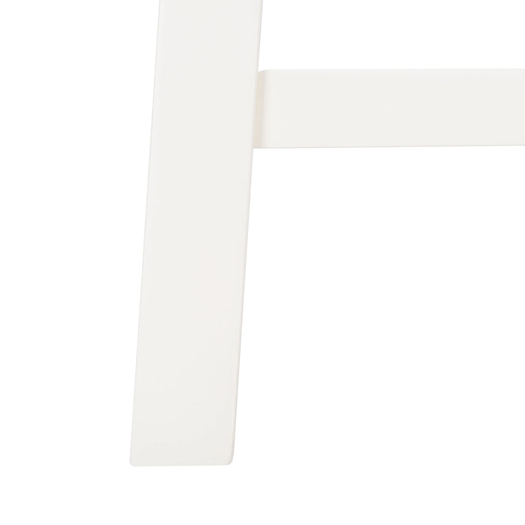 H). D x 25 in. W x 13 in. SAFAVIEH Aero Mid-Century Counter Stool, White, Set of 2 (18.8 in