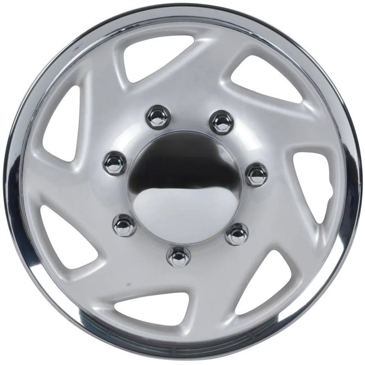BDK  E-Series Style Hubcaps Wheel shield, 16" Chrome Replica protector, 4 Pieces