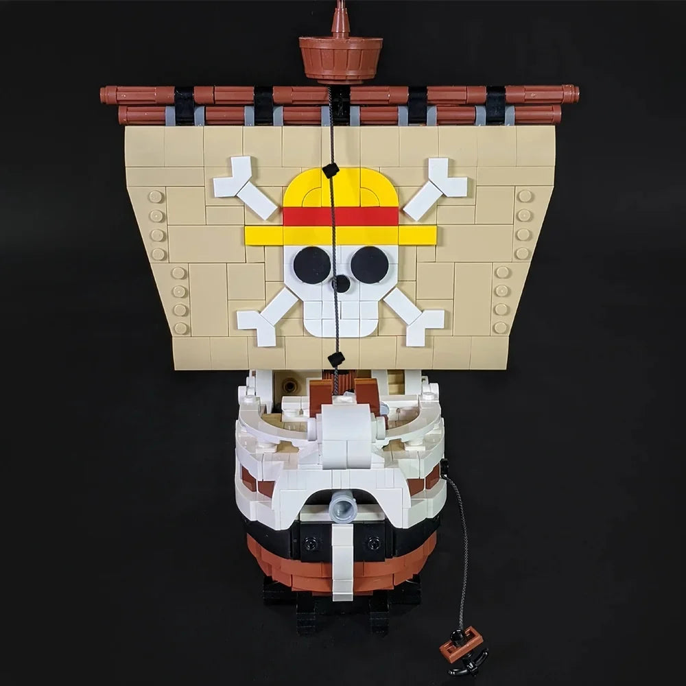 Going Merry craft Building Block Sets Maritime Adventures Anime Pirate Ship Brick Toy Model for Kids Adults