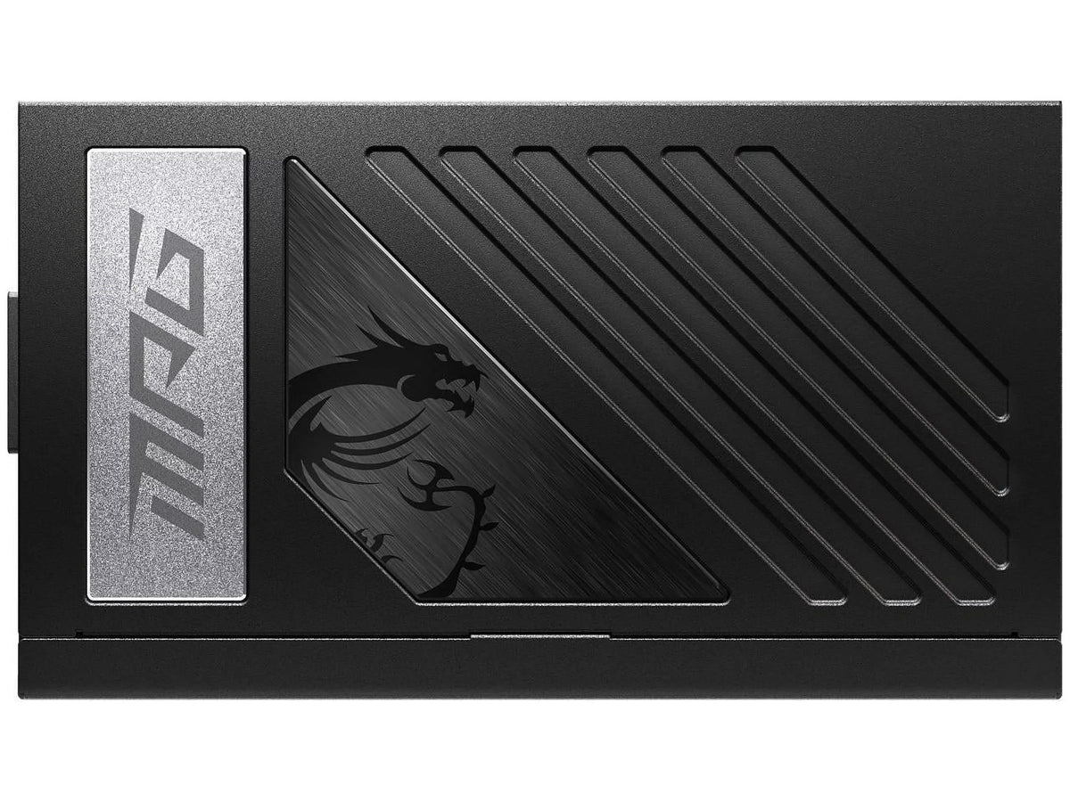 MSI - MPG A1000G PCIE 5.0, 80 GOLD Full Modular Gaming PSU, 12VHPWR Cable, 4080 4090 ATX 3.0 appropriate, 1000W Power Supply