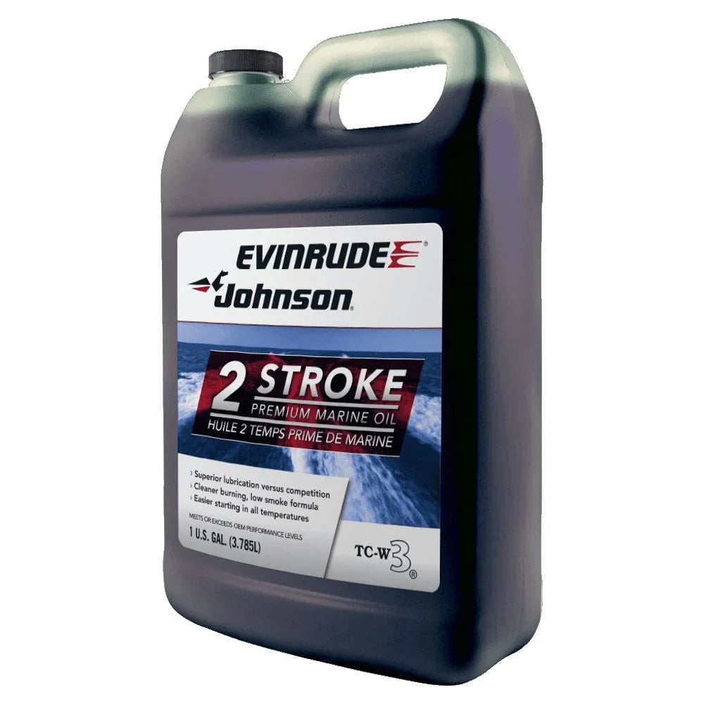 Evinrude Johnson Outboard Premium Mineral 2-Stroke Engine Oil, 1 Gallon