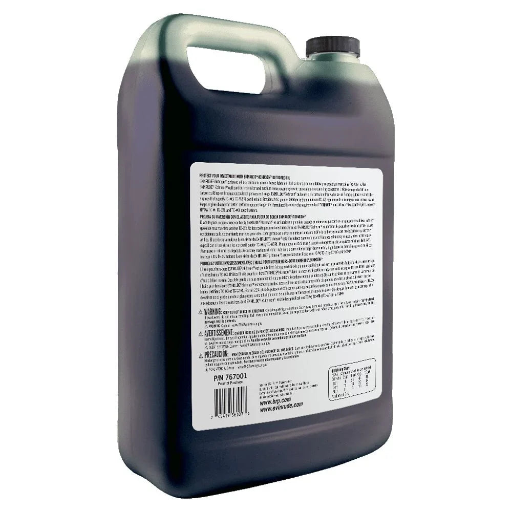 Evinrude Johnson Outboard Premium Mineral 2-Stroke Engine Oil, 1 Gallon