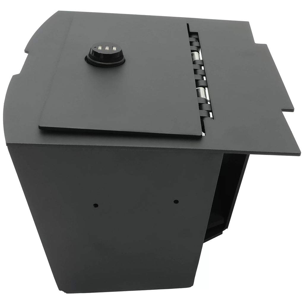KOJEM Center Console Gun Safe Storage Box Console Vault for 2009-2018 Dodge Ram 1500 2500 3500  Lock Console Safe Vault