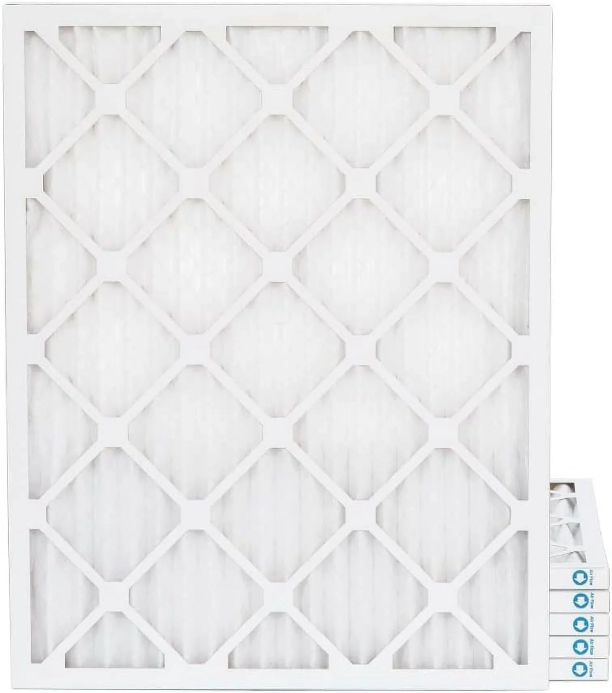 Size: 15-1/2 X 19-1/2 3/4, White. 6 Pk. 16X20x1 MERV 11, MPR 1000 Pleated Furne 1'' Air Filters By Pamlico