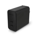 mophie USB C Charger GaN 67W, 3-Port Fast Compact Foldable Wall Charger for MacBook Pro/Air, iPad Pro, Galaxy S22/S21,  Spectre, Note20/10+, iPhone 14/13/12 Pro, Pixel, and More - Black