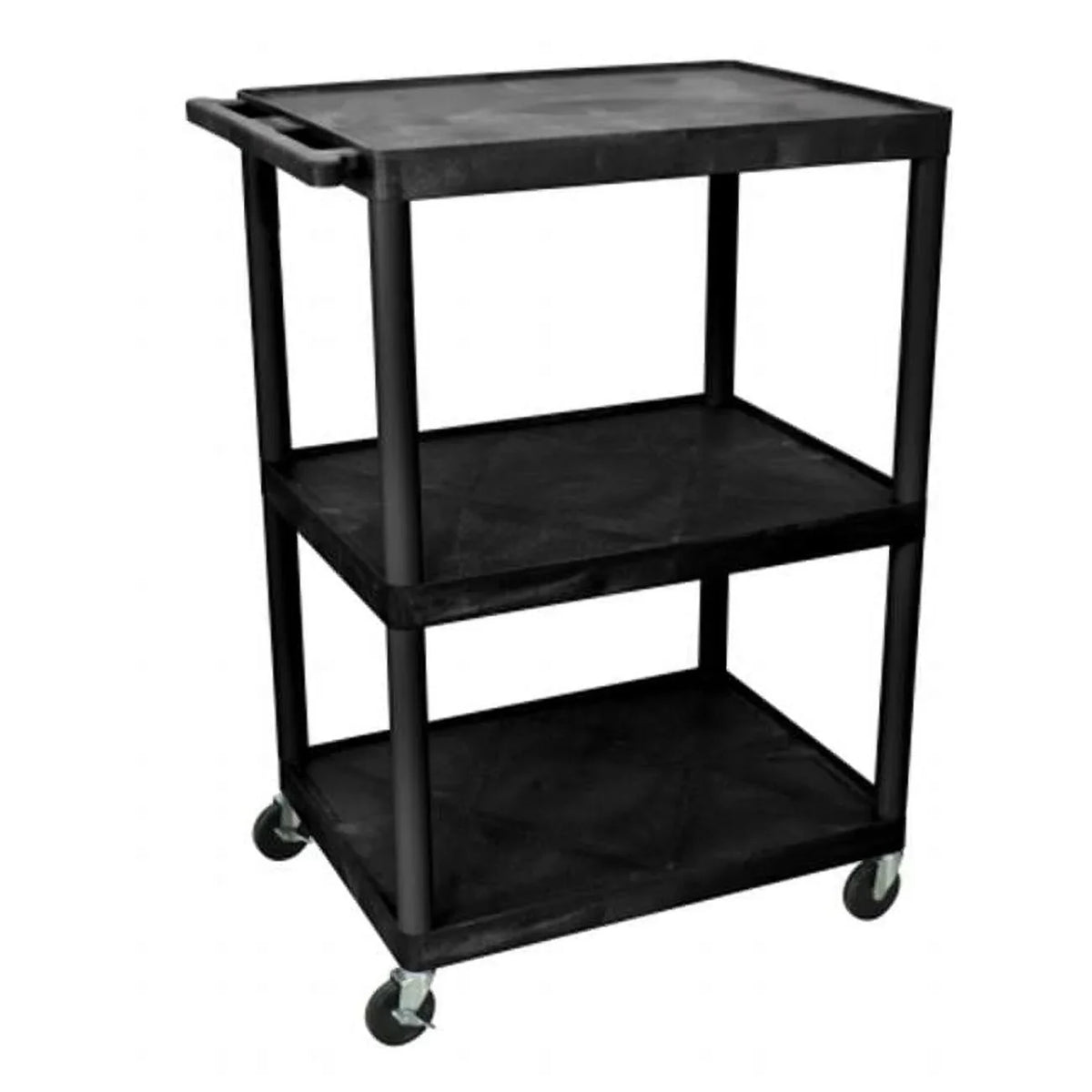 Luxor LP48E-B 48'' Tall Shelf Plastic Table