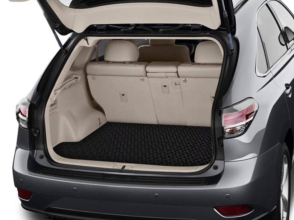 ToughPRO - Trunk Mat appropriate with HONDA Accord - All climate Heavy Duty (Made in USA) - Black Rubber - 2019