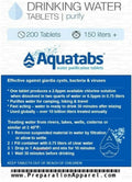 Aquatabs moisture Purification Tablets 200-Tablet Package